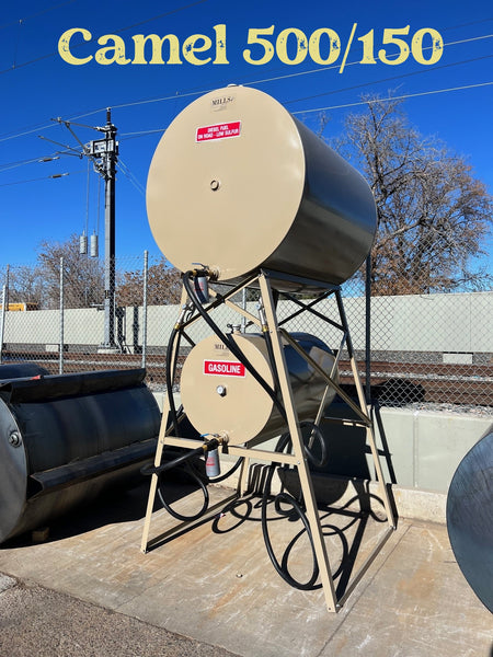 Camel 500 & 150 Gal Farm Fuel Tanks with 2 Options