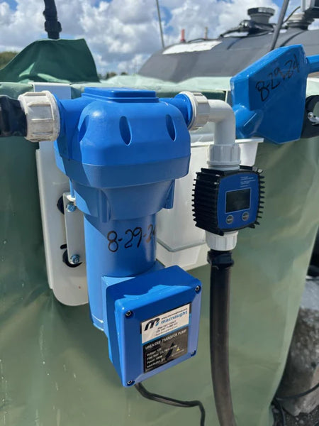 Macnaught 120V DEF Tote System 9.25 GPM with Auto Nozzle and Meter