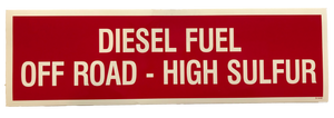 PI 4x14 Decals - Off Road Diesel