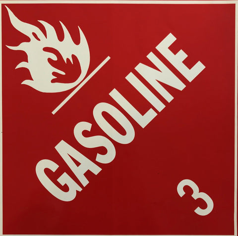 May 12"x12" Decals - Gasoline