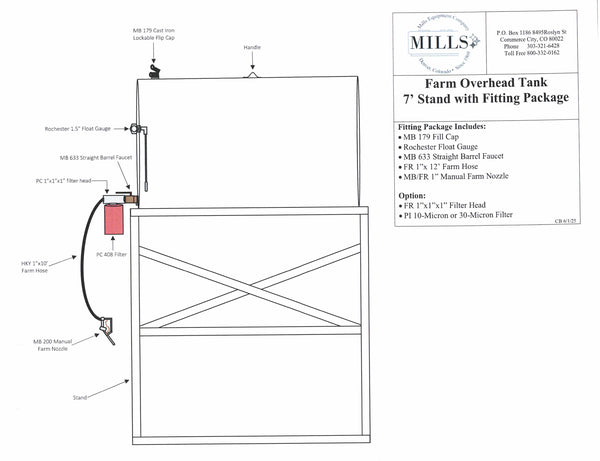 500 Gal Farm Tank with Stand & all Parts